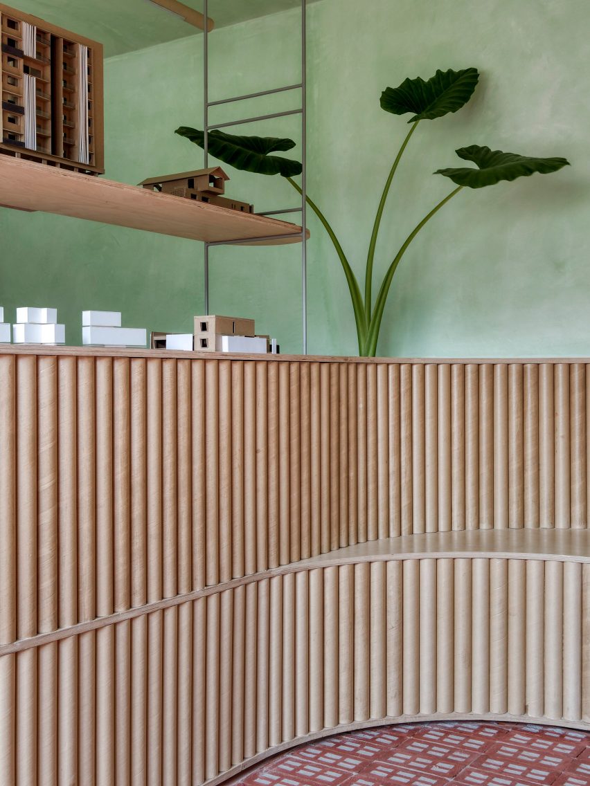 Interiors of Mind Manifestation's self-designed studio in Pune, India