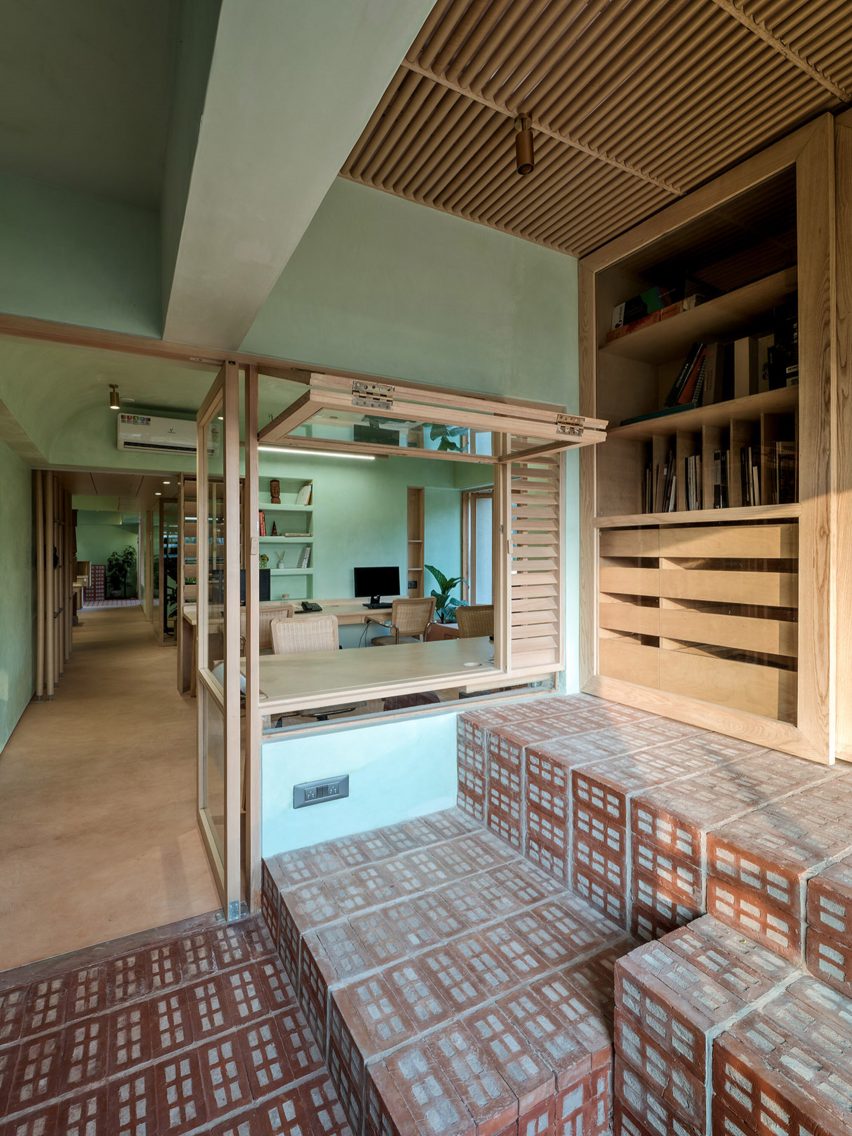 Interiors of Mind Manifestation's self-designed studio in Pune, India