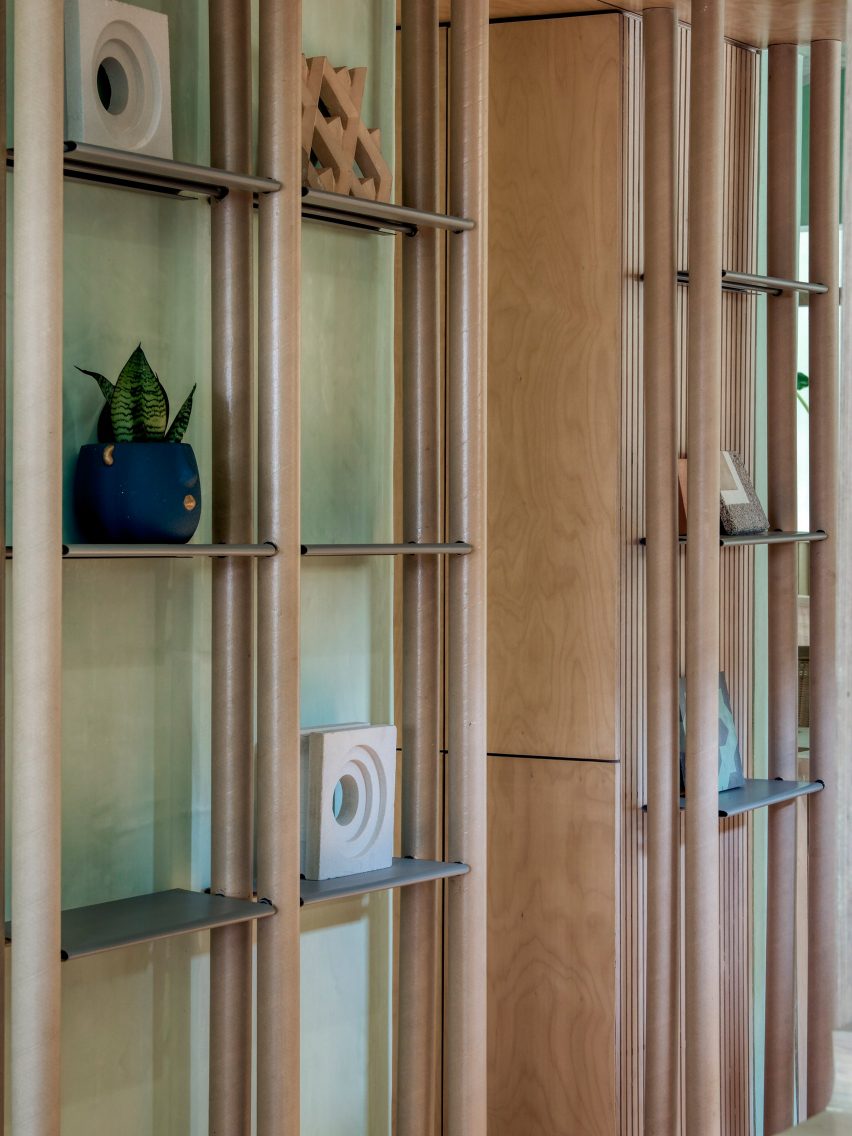 Interiors of Mind Manifestation's self-designed studio in Pune, India
