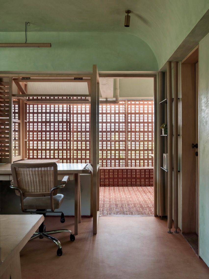 Interiors of Mind Manifestation's self-designed studio in Pune, India