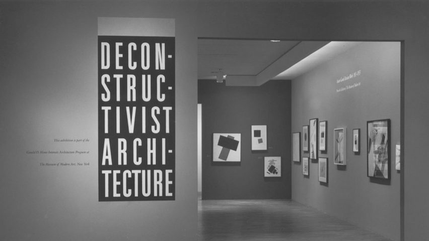 Deconstructivist architecture exhibition at the MoMA