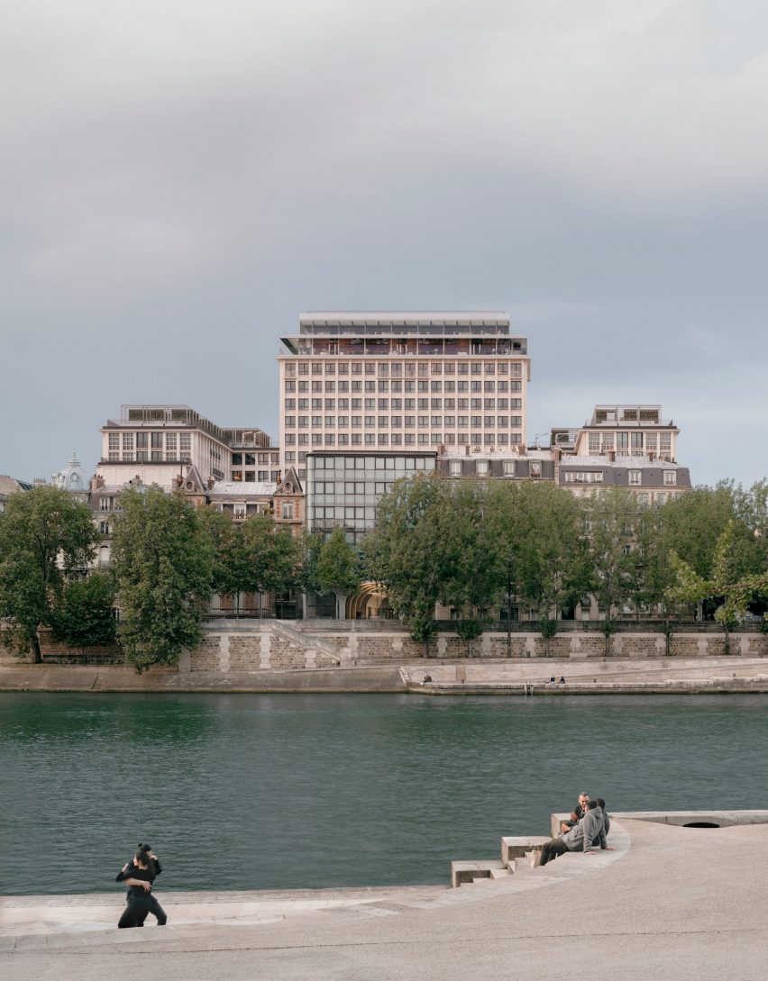 View of Morland Mixité Capitale by David Chipperfield Architects