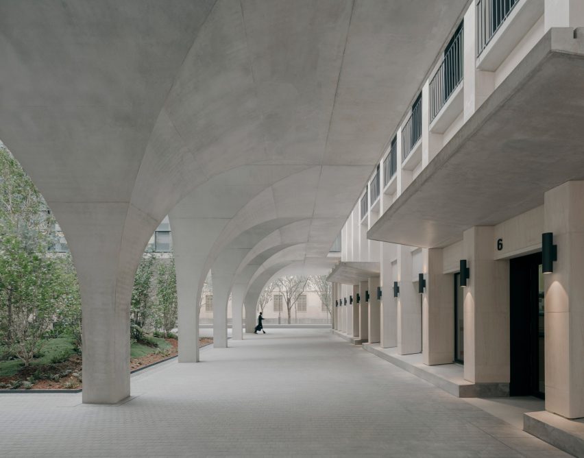 Arcades of Morland Mixité Capitale by David Chipperfield Architects