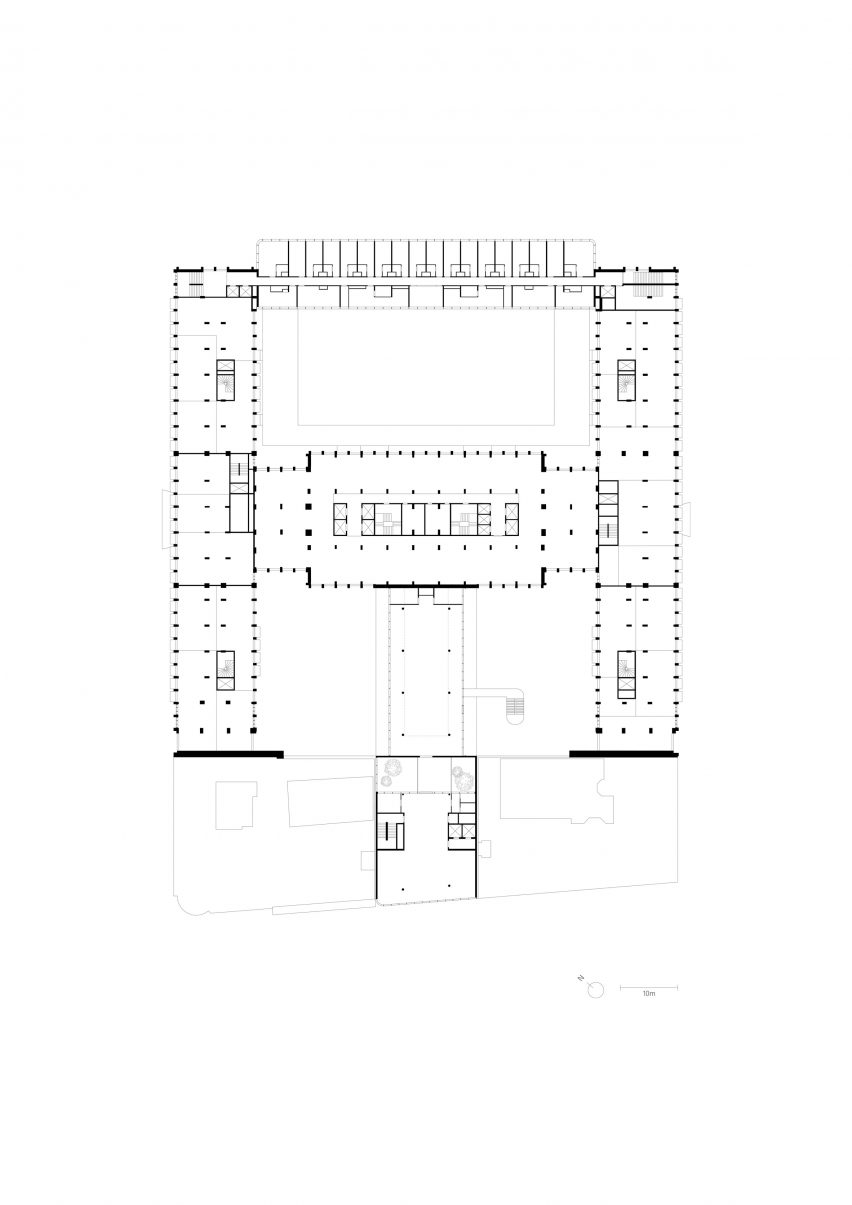 ​​Floor plan of Morland Mixité Capitale by David Chipperfield Architects