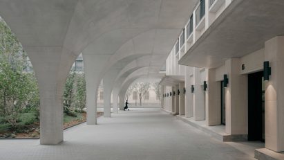Vaulted arcade of Morland Mixité Capitale