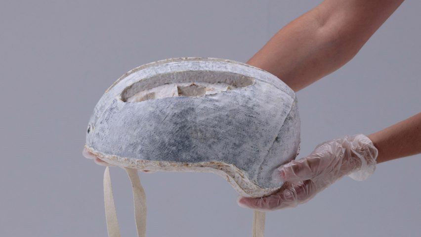 MyHelmet mycelium helmet by Studio MOM