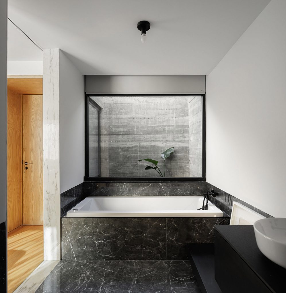 Stone bathroom