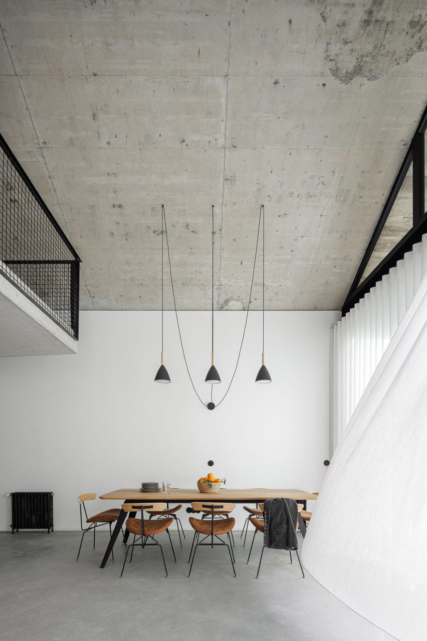 Living room of Casa NaMora by Filipe Pina and David Bilo