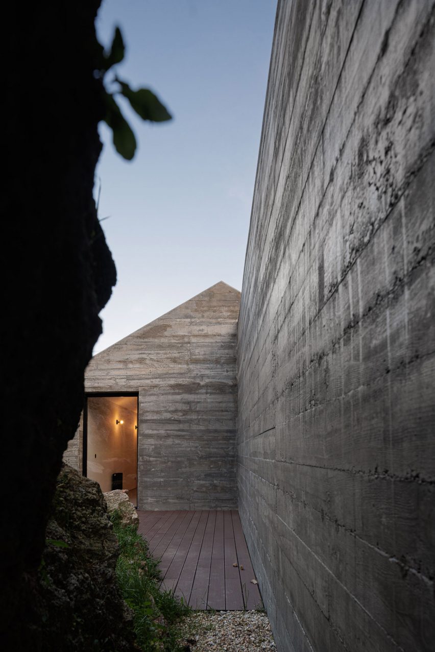 Exterior of Casa NaMora by Filipe Pina and David Bilo