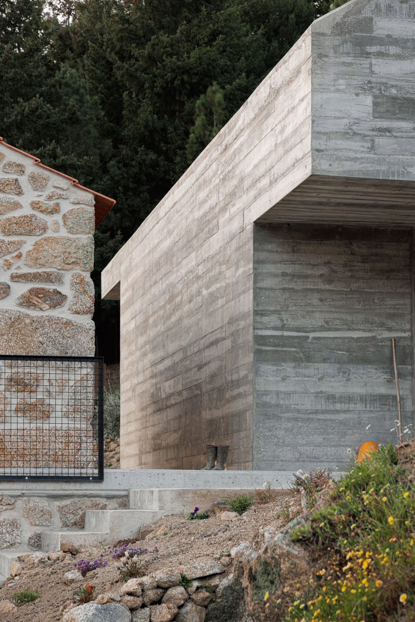 Exterior of Casa NaMora by Filipe Pina and David Bilo