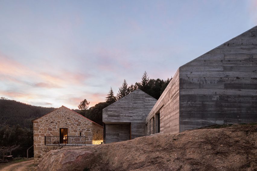 Exterior of Casa NaMora by Filipe Pina and David Bilo
