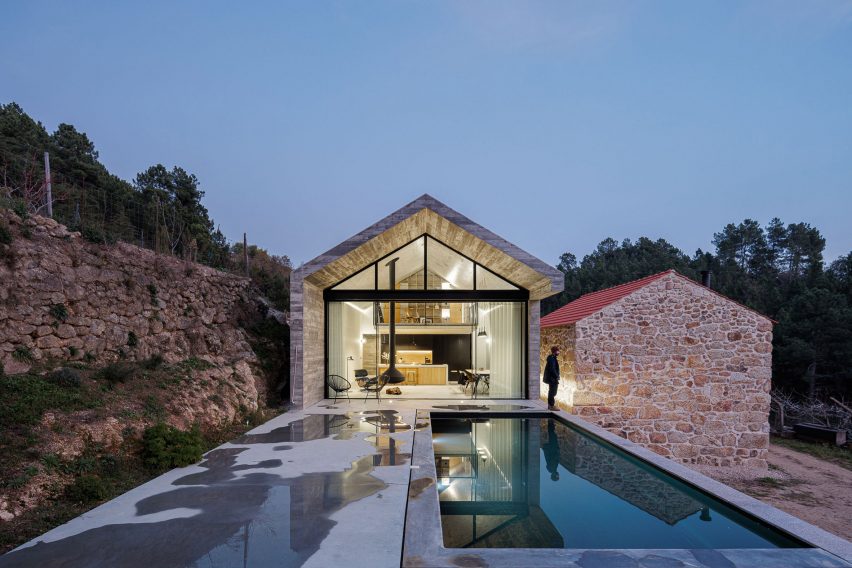 Exterior of Casa NaMora by Filipe Pina and David Bilo