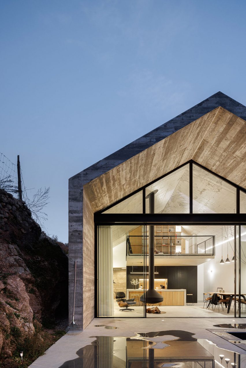 Exterior of Casa NaMora by Filipe Pina and David Bilo