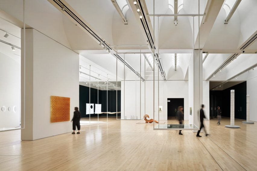 Visitors at SFMOMA