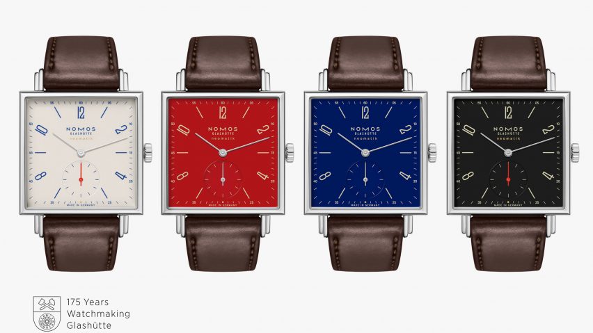 Four Tetra Neomatik 39 by Nomos Glashütte