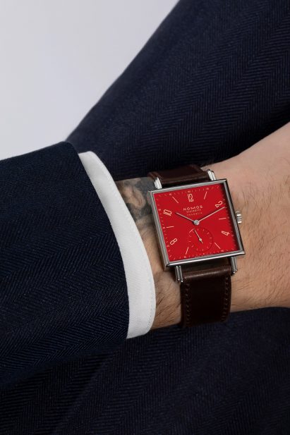 Red Tetra Neomatik 39 by Nomos Glashütte
