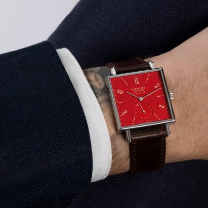Red Tetra Neomatik 39 by Nomos Glashütte