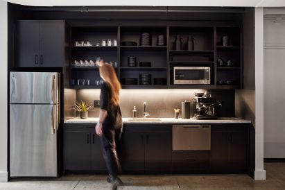 Kitchen at Olson Kundig office