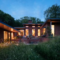 Gardener's Cottage at night
