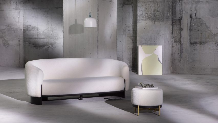 Parla Design Hug sofa and pouf