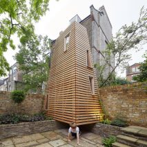 Timber playspace in London garden