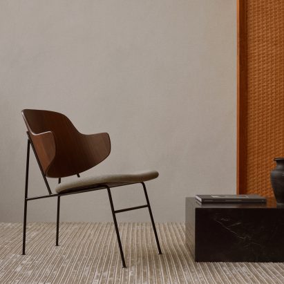 Penguin Lounge Chair on beige backdrop