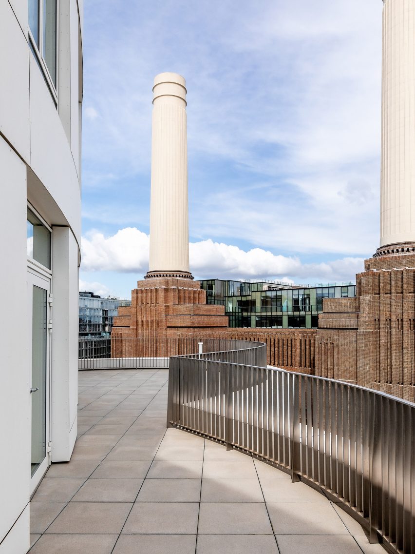Prospect Place terrace by Frank Gehry