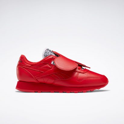 Red Reebok trainer