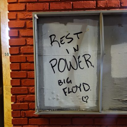 George Floyd tribute