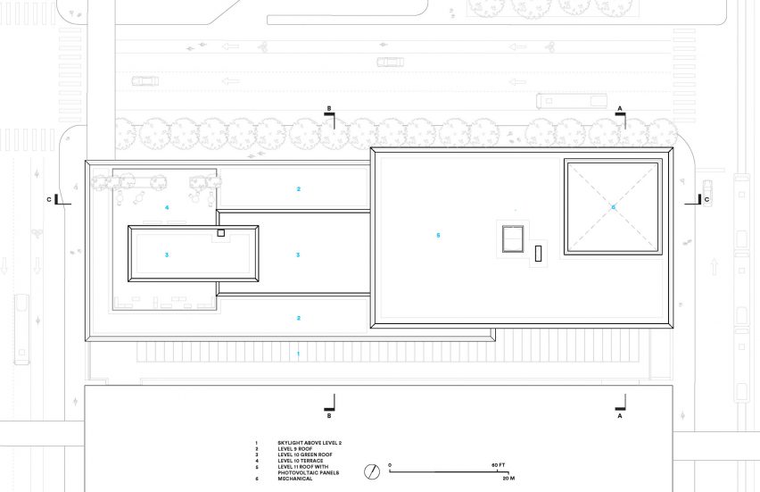 Roof floor plan