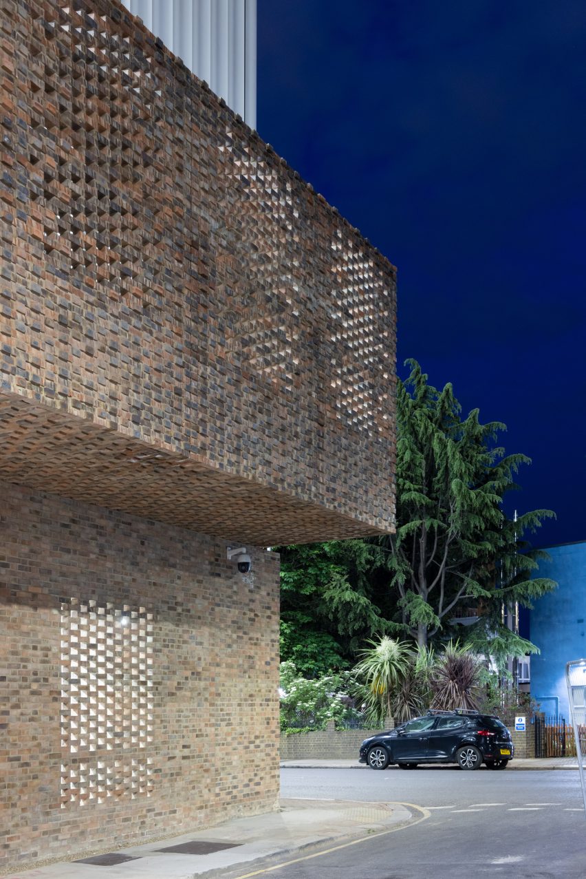 Exterior of the Royal College of Art by Herzog & de Meuron