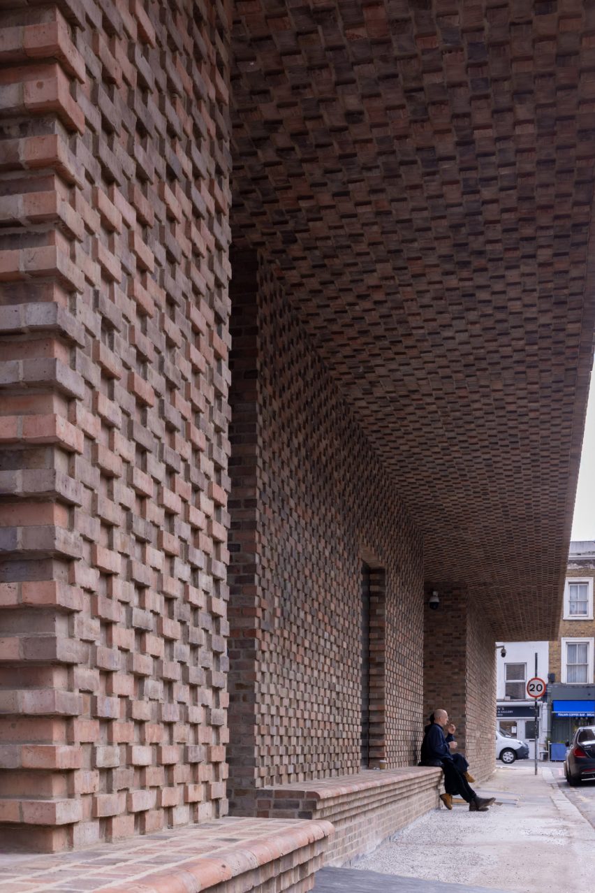 Exterior of the Royal College of Art by Herzog & de Meuron