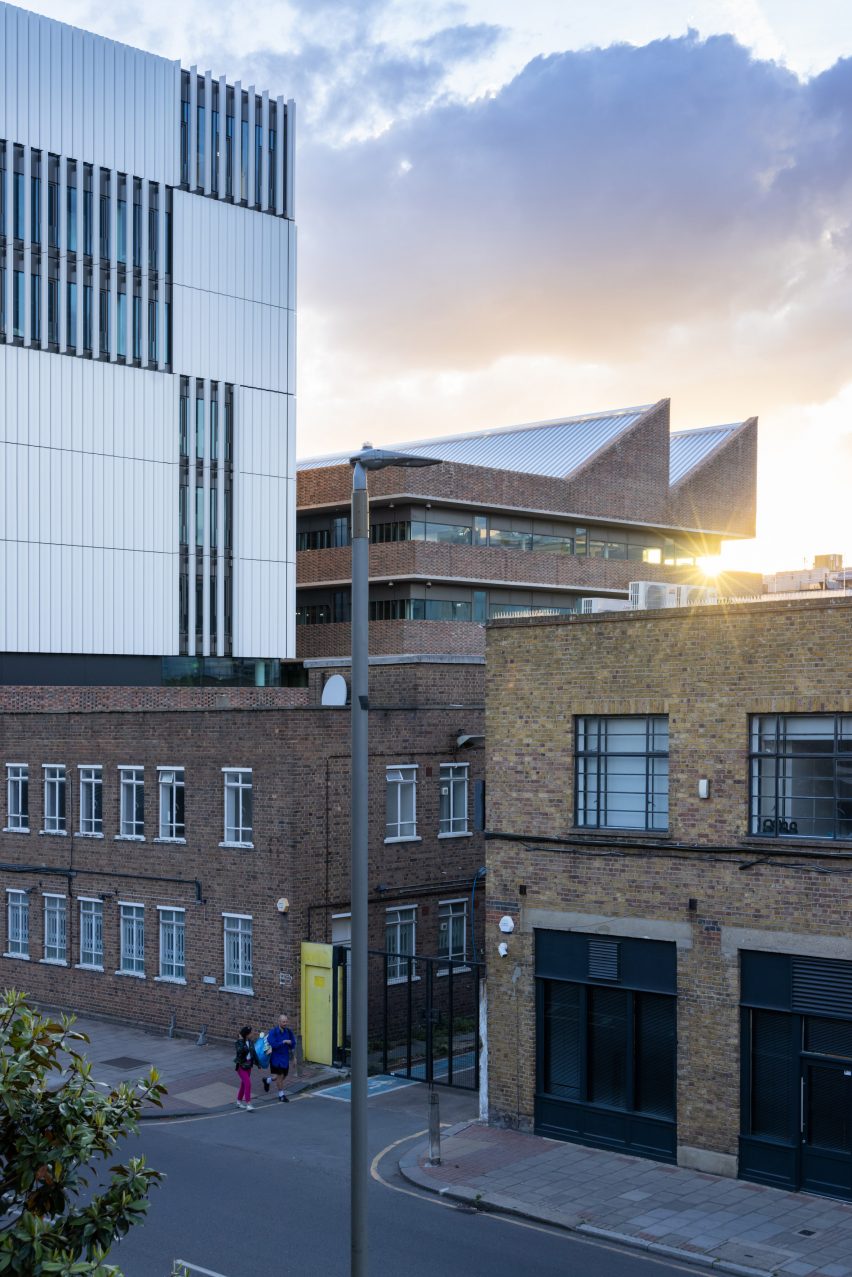 Exterior of The Royal College of Art by Herzog & de Meuron