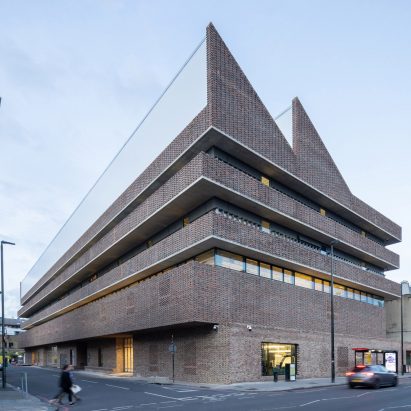 Exterior of the Royal College of Art by Herzog & de Meuron