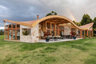 Tile-clad home by Leppanen Anker Arquitectura