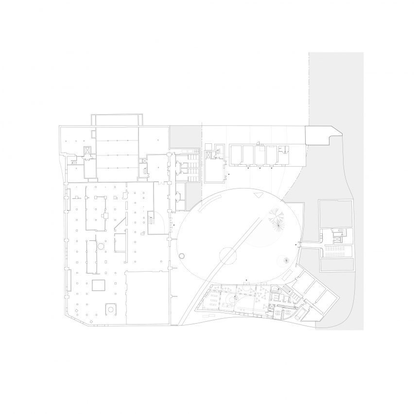 First floor plan of Site Verrier de Meisenthal