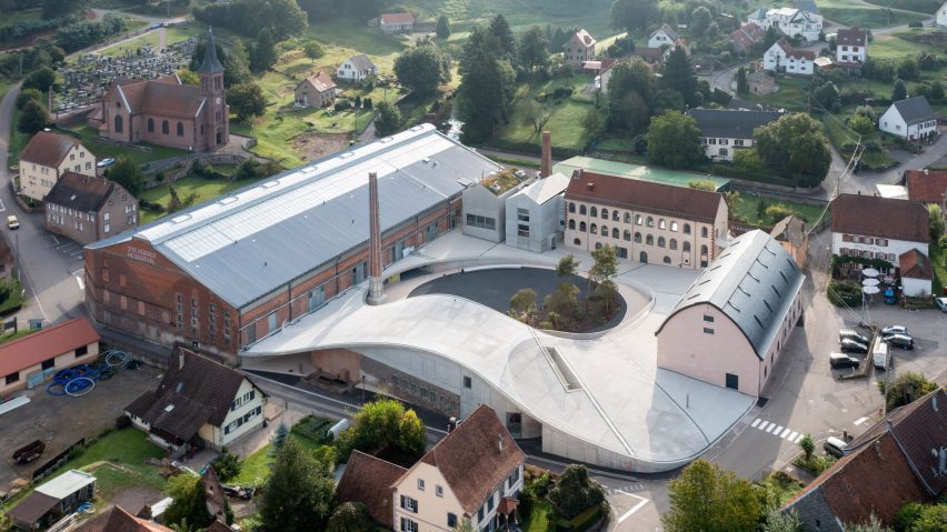 Aerial view of Site Verrier de Meisenthal