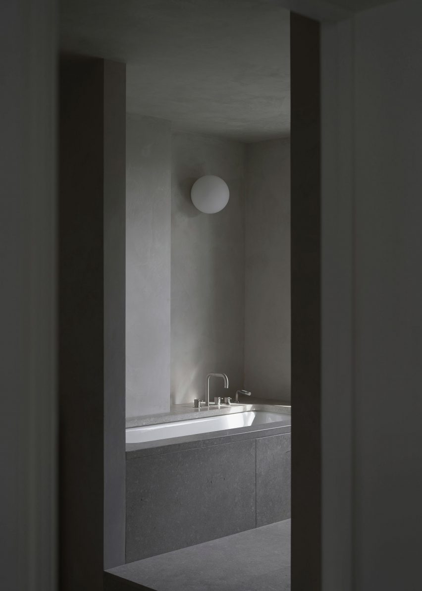 Interior of Stone House by Architecture for London