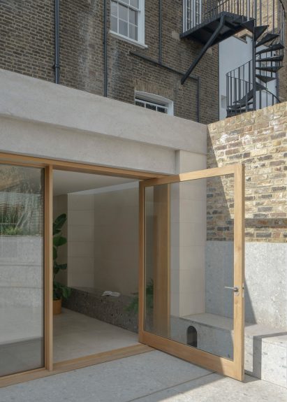 Oak-framed windows