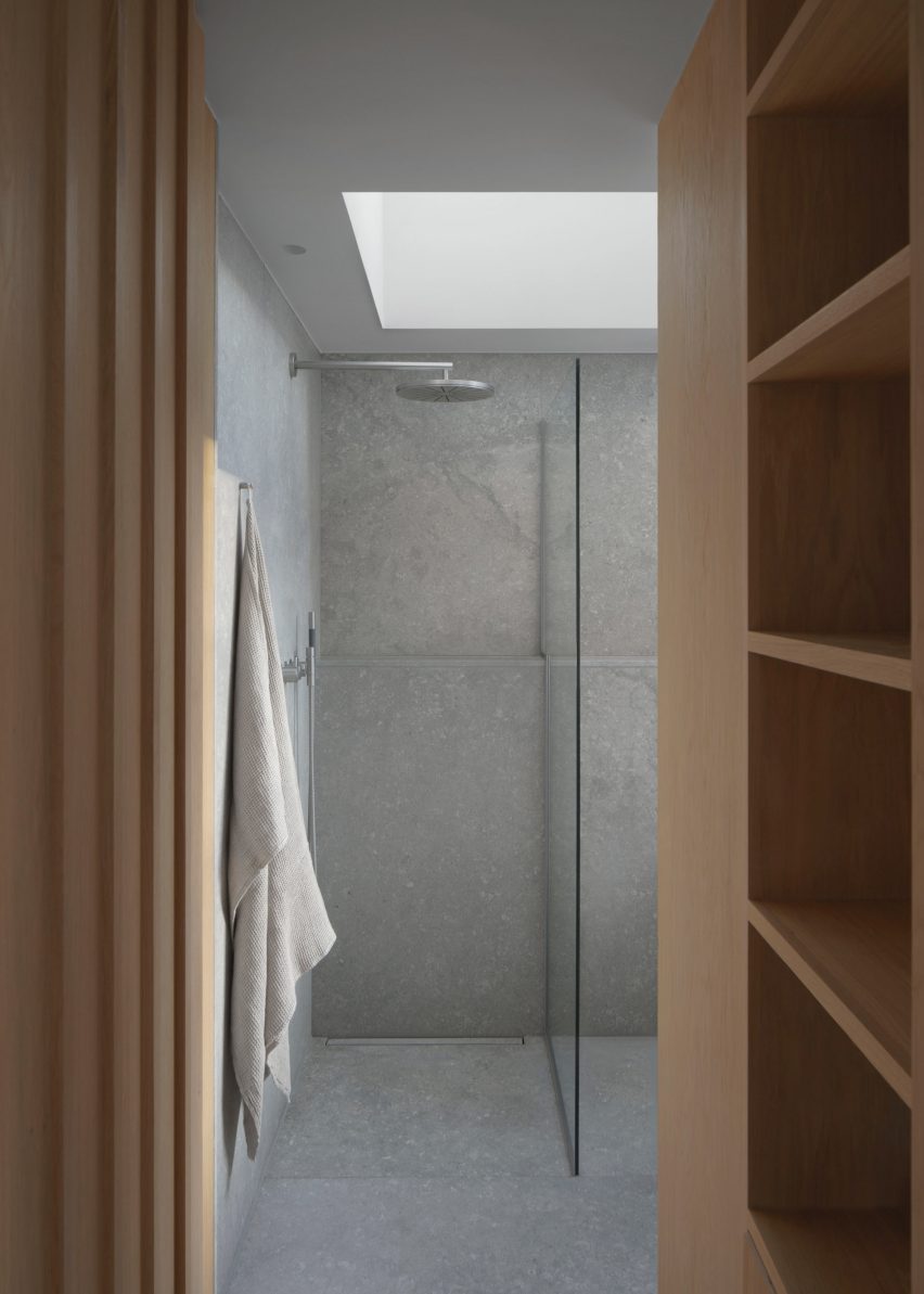 Interior of Stone House by Architecture for London