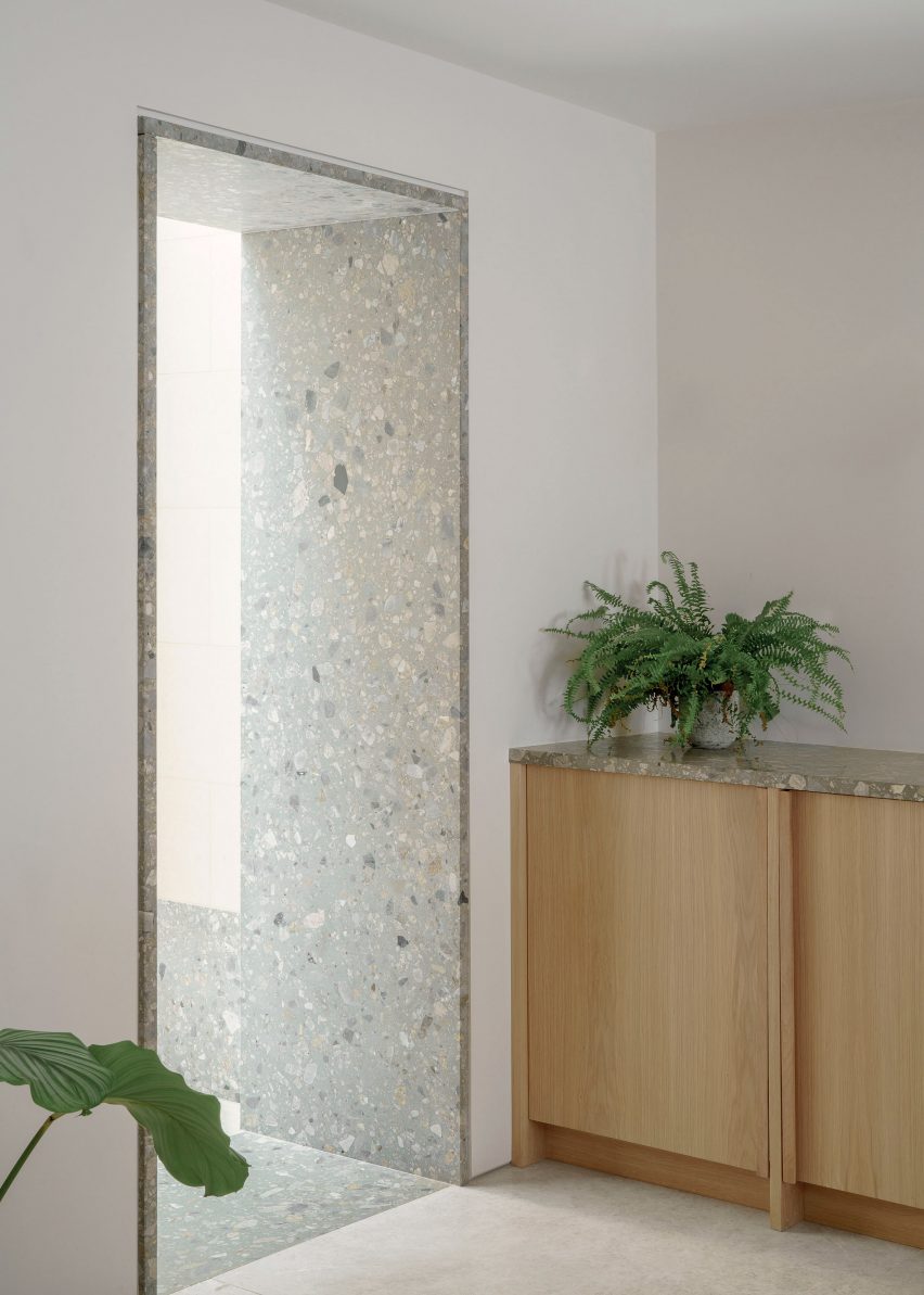 Interior of Stone House by Architecture for London