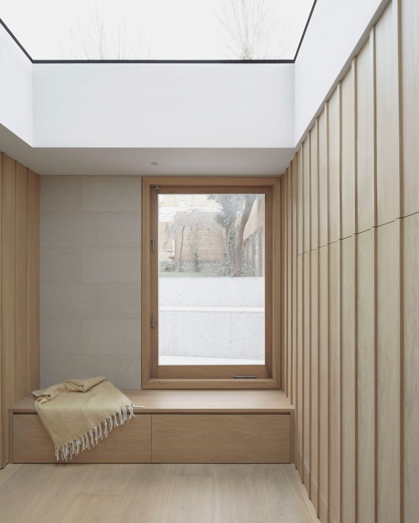 Interior of Stone House by Architecture for London