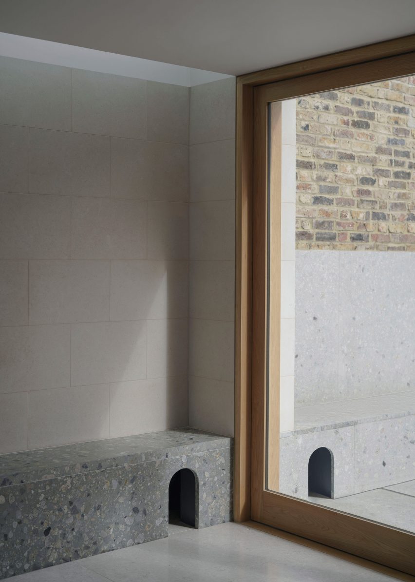 Interior of Stone House by Architecture for London