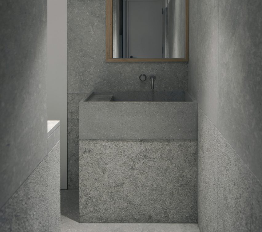 Interior of Stone House by Architecture for London