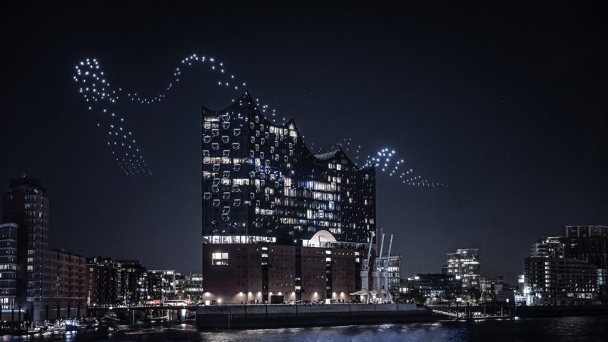 Drift’s Elbphilharmonie installation cancelled due to “aggressive disruption” by unknown drones