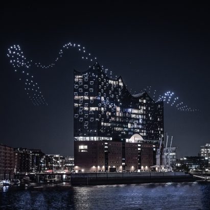 Drift’s Elbphilharmonie installation cancelled due to “aggressive disruption” by unknown drones