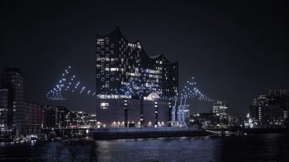 Drift installation at Elbphilharmonie