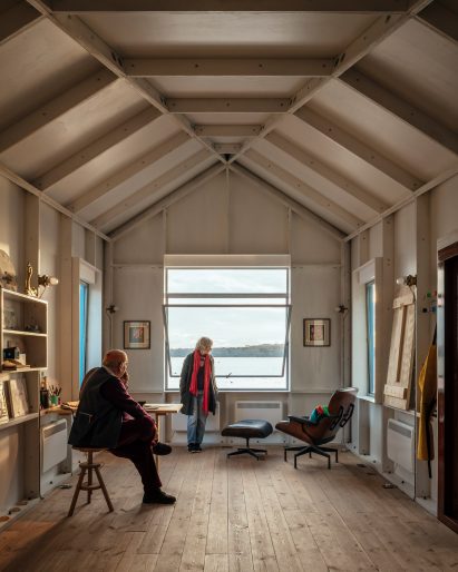 Artist's studio interior by Studio Mutt