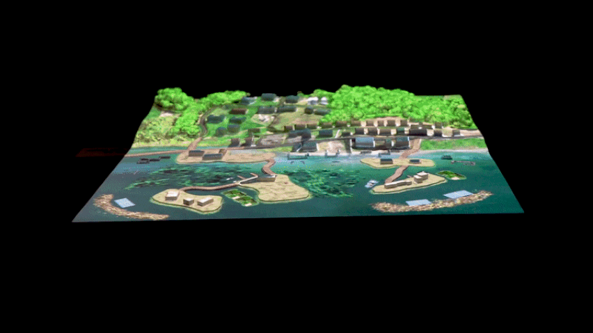 Animation of floating reed island concept by Buro Happold
