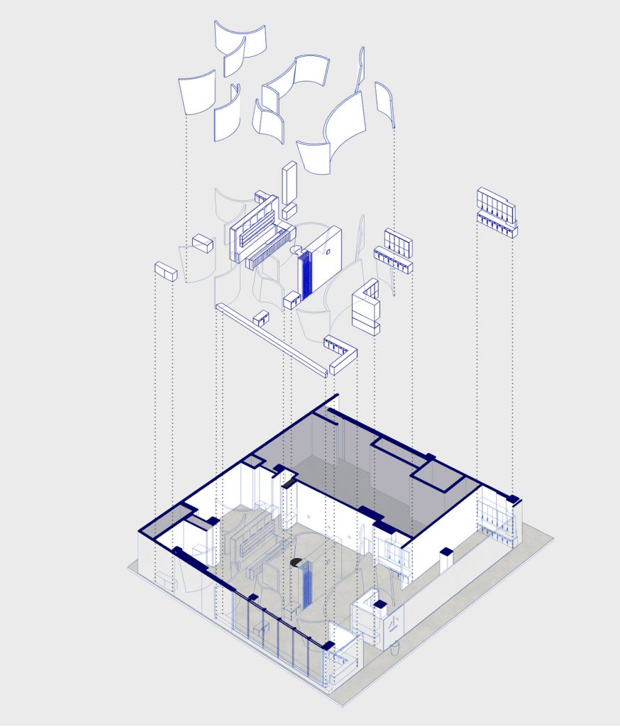 Illustration of Shanghai's Taste of Dadong restaurant, designed by AD Architecture